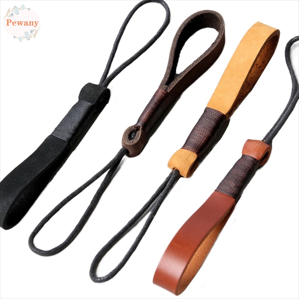 Móc Chìa Khóa Bằng Da Bò Thời Trang Dành Cho Nam Và Nữ Giá Đỡ