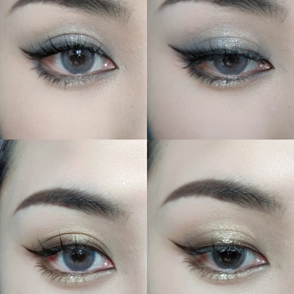 Bảng Phấn Mắt Kaleidos Màu Khói Tông Đất Lấp Lánh