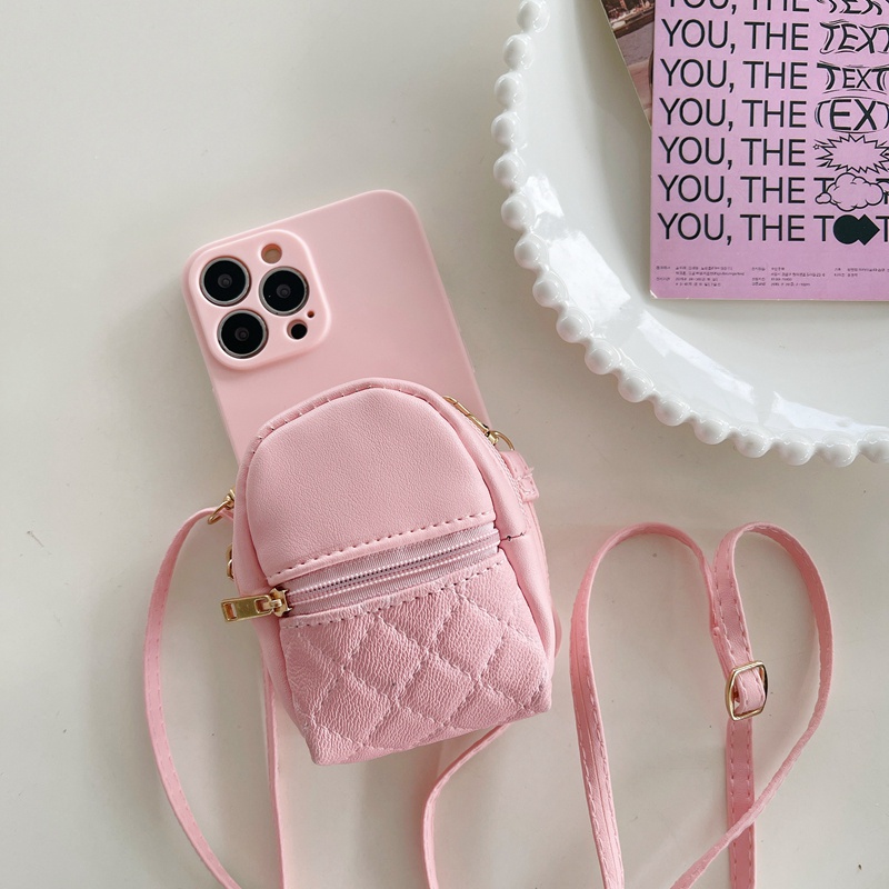 Ốp Điện Thoại Da Mềm Hình Túi Blackpink Cho IPhone 14 Plus 13 Mini 12 Pro Max 11 X Xs Max Xr 5 5s 6 6s 7 8 Plus Se 2020