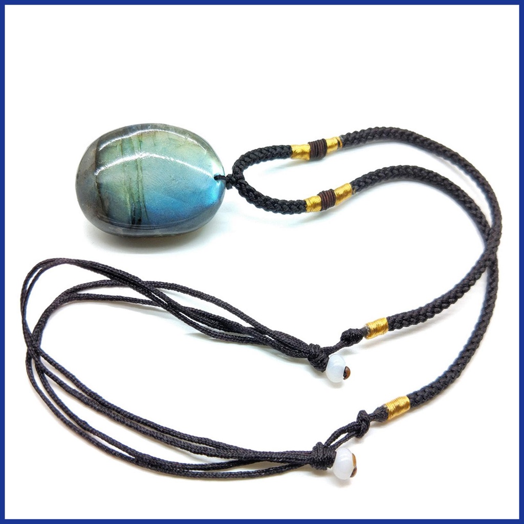Vòng cổ Đá Labradorite Thời Trang Cho Nam Và Nữ