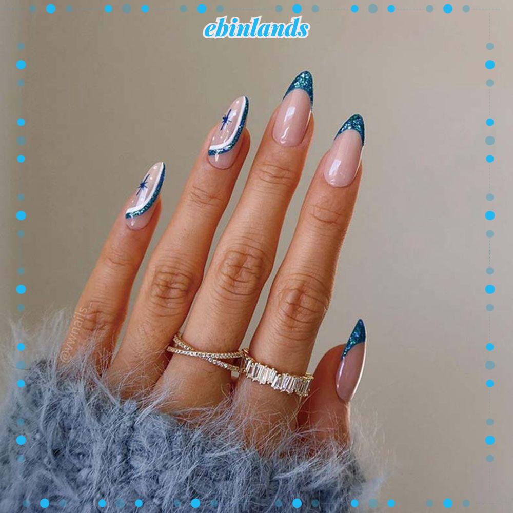 Hộp 24 Móng Tay Giả Có Thể Tháo Rời