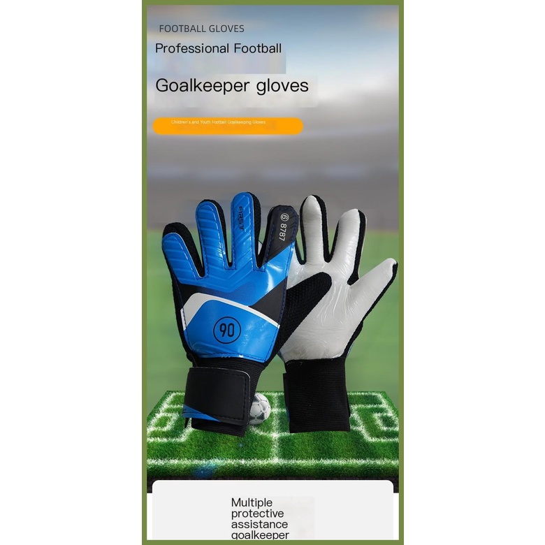 Găng Tay Thủ Môn Bằng Cao Su Latex Chống Trượt Chống Mài Mòn Bảo Vệ Ngón Tay Cho Bé