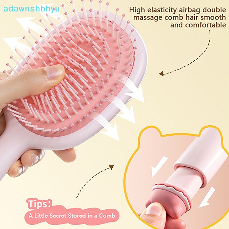 Lược Chải Tóc Túi Khí Mát Xa Da Đầu Chống Tĩnh Điện Bằng Nhựa adawnshbhyu