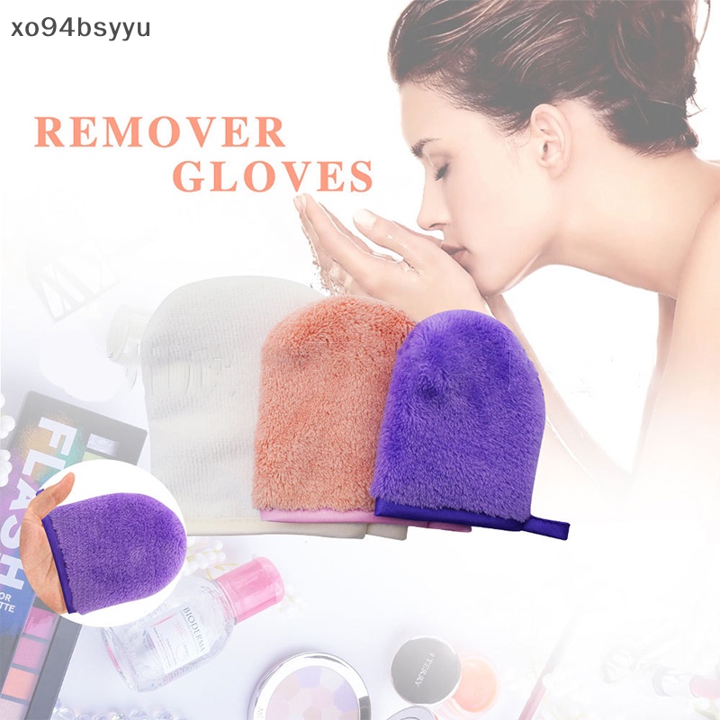 Găng Tay Tẩy Trang Xo94Bsyu Bằng Sợi Microfiber Mềm Mại Có Thể Tái Sử