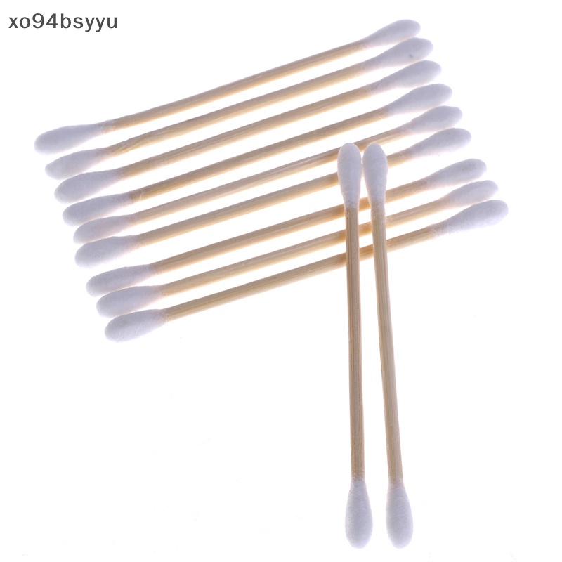 Hộp 100 Tăm Bông Cotton Hai Đầu Dùng Một Lần Xo94Bsyu