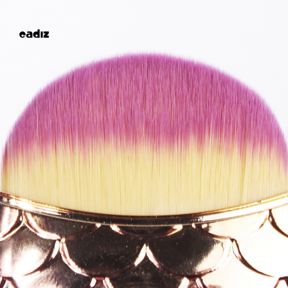 Cọ Phủi Bụi Móng Tay Đầu Lông Mềm Hình Đuôi Cá Màu Gradient