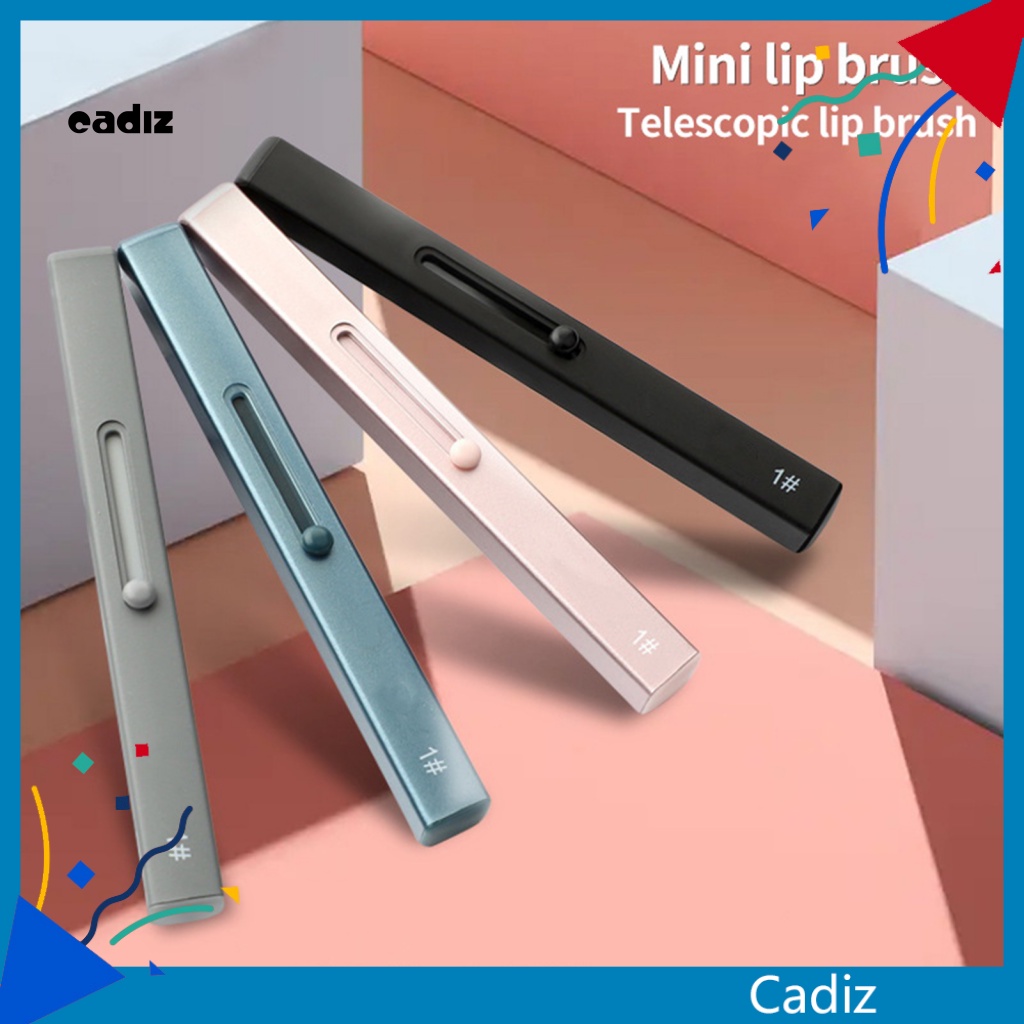 Cọ Trang Điểm Môi Lông Mềm Chống Bụi Thiết Kế Thu Gọn Được Tiện Dụng