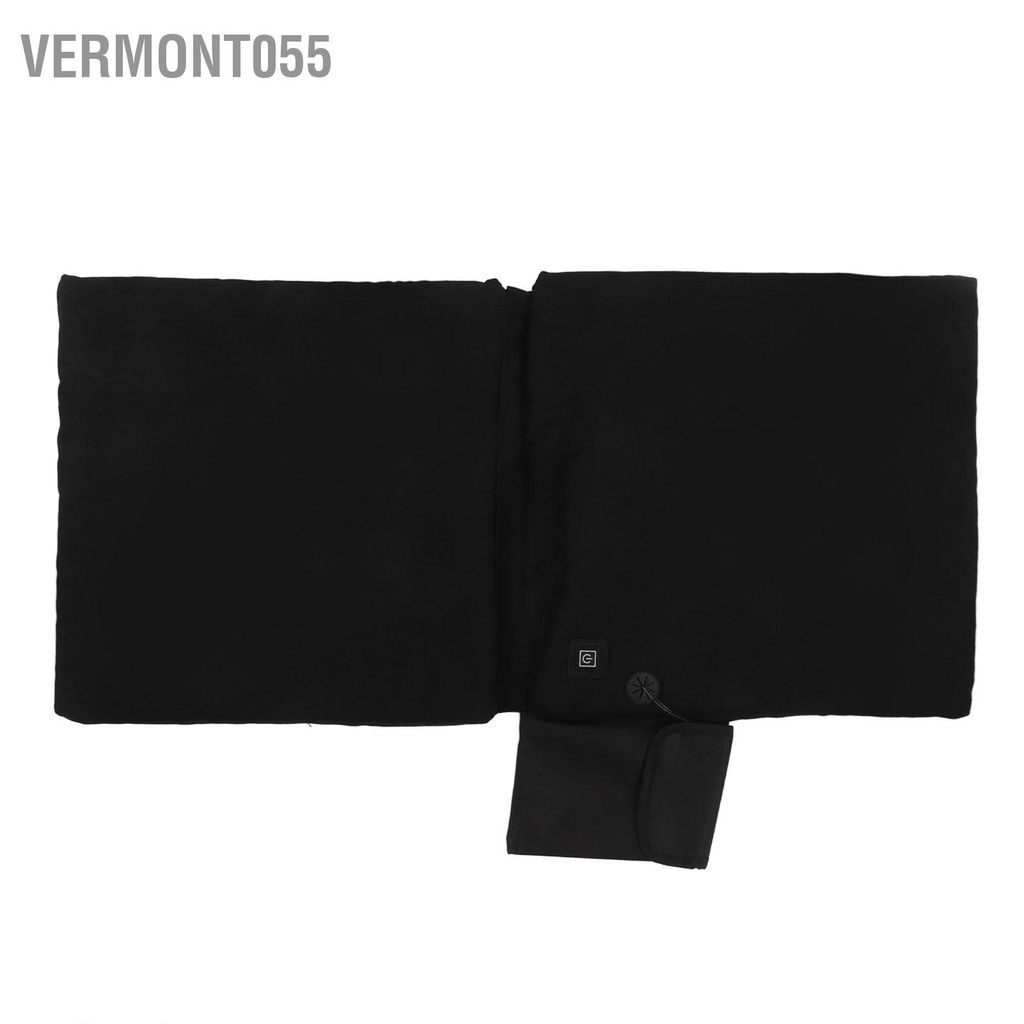 Vermont055 Đệm Ghế Làm Nóng 3 Cấp Độ Sưởi Ấm Có Thể Gập Lại Thoải Mái Cho Câu Cá Ngoài Trời
