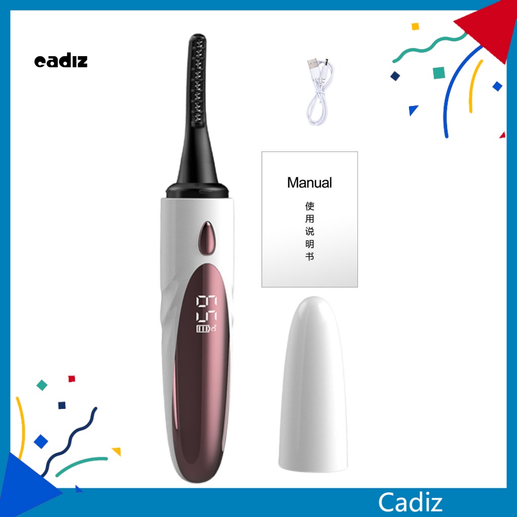 Dụng Cụ Uốn Cong Lông Mi Tự Nhiên 4 Chế Độ Điều Chỉnh Nhiệt Độ Nhanh Chóng Lâu Trôi Chống Bỏng Sạc USB