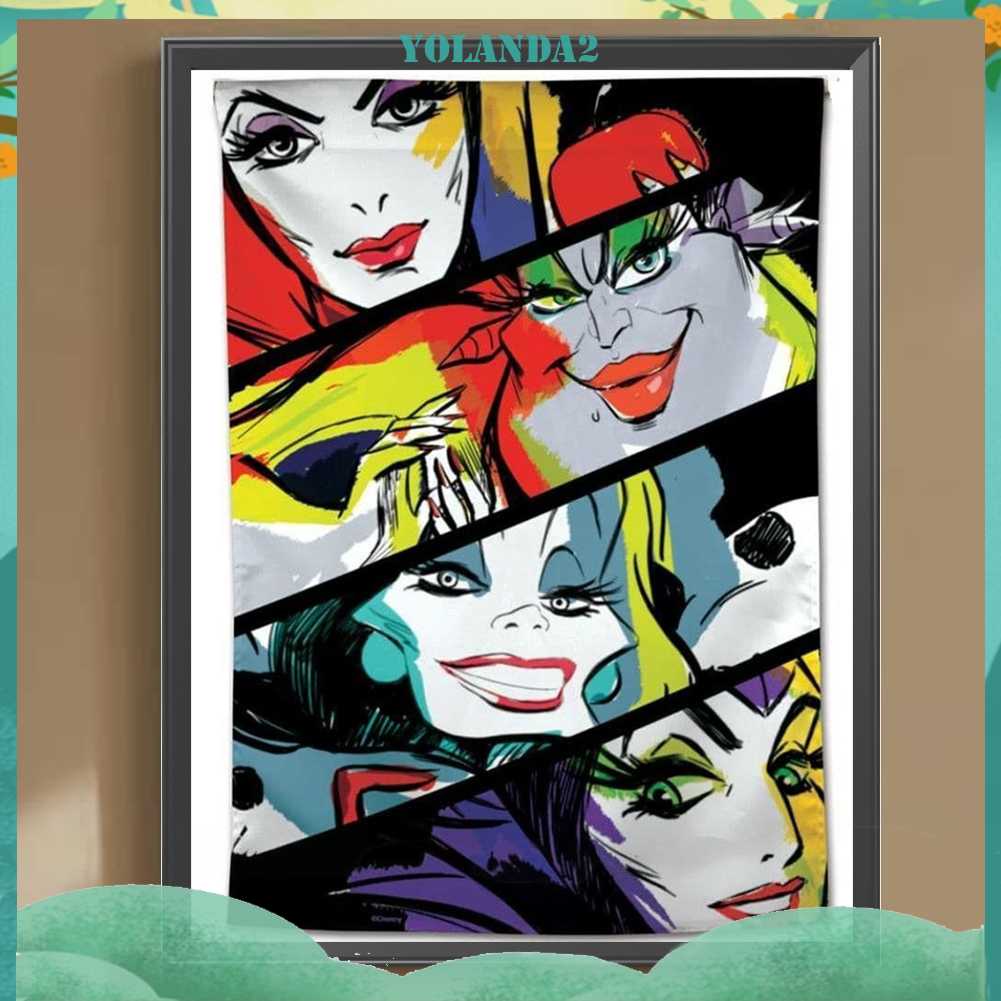 Tranh Đính Đá Kim Cương Toàn Bộ 5D DIY Hình Người Phụ Nữ Xấu