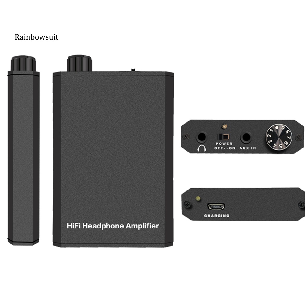 Bộ Khuếch Đại Âm Thanh HiFi XBS BASS Không Gây Tiếng Ồn Có Thể Sạc Lại Giắc Cắm 3.5mm