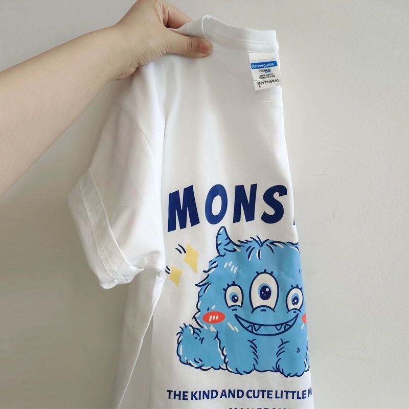 Áo Thun Ngắn Tay Thời Trang Mùa Hè Phong Cách Vintage Nhật Bản Dành Cho Nữ Và Nam