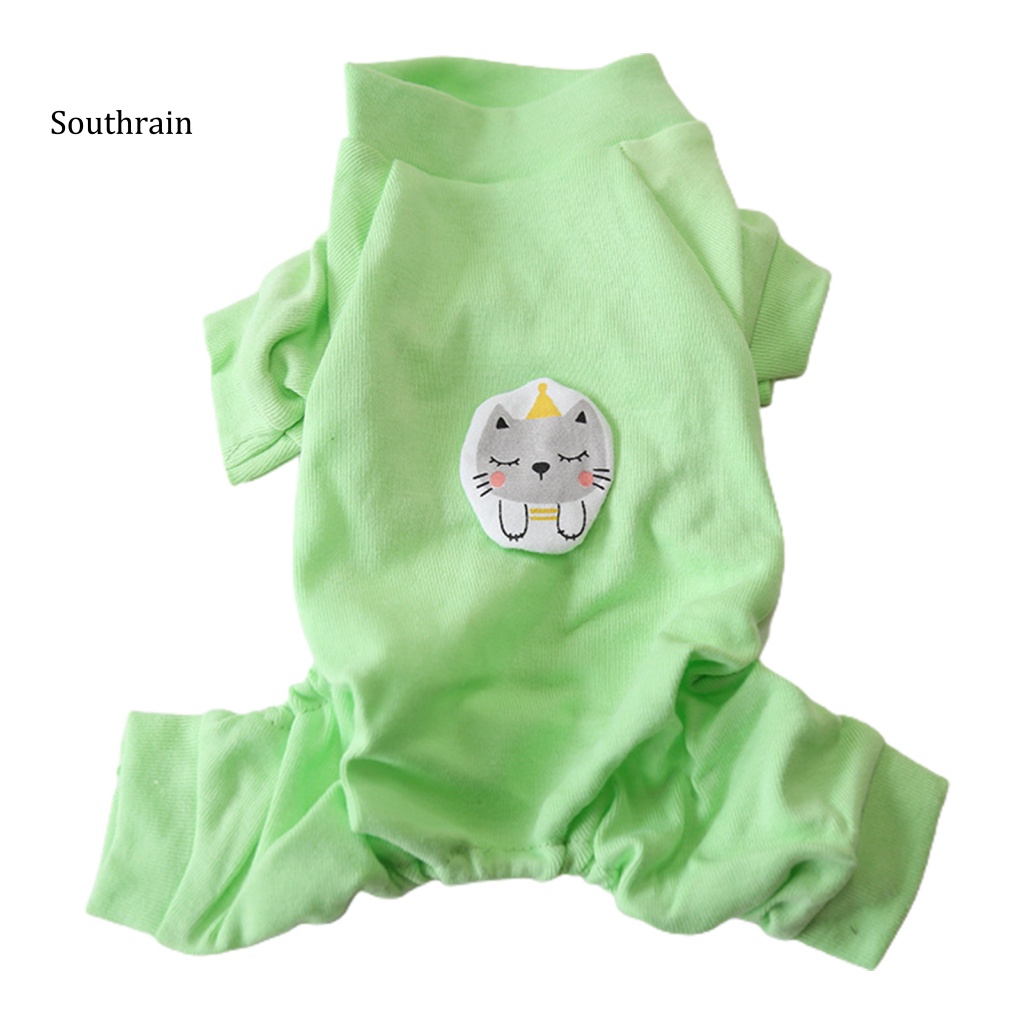 Bộ Đồ Ngủ Bốn Chân Mềm Mại Thoáng Khí Không Mùi Không Mùi Dành Cho Thú Cưng