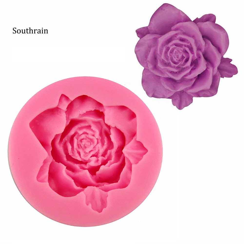 Khuôn Cắt Bánh Bằng Silicone Hình Hoa Hồng Tiện Dụng