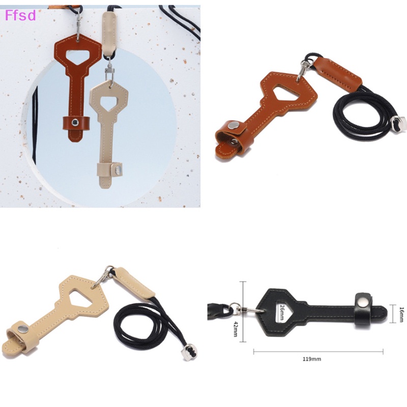 Dây Da Đeo Mắt Kính Hình Chìa Khóa Độc Đáo