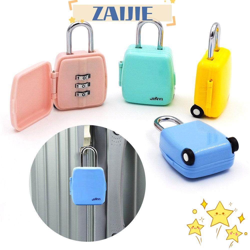 Ổ Khóa Hành Lý ZAIJIE24 Kiểu Hoạt Hình Dễ Thương Chống Trộm Tiện