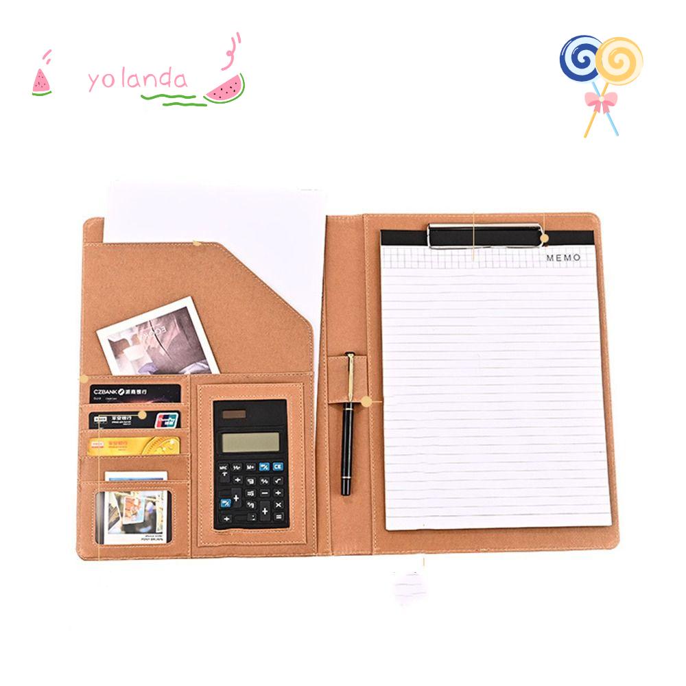 Giá Đỡ Tài Liệu / Giấy Ghi Chú Bằng Chất Liệu Da Có Thể Bơm Đầy Tiện Lợi