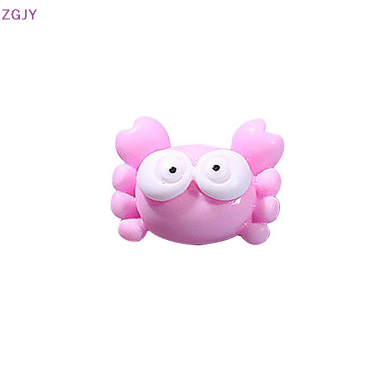 Set 10 Phụ Kiện Trang Trí Hình Cua / Động Vật Mini Dễ Thương DIY Mới