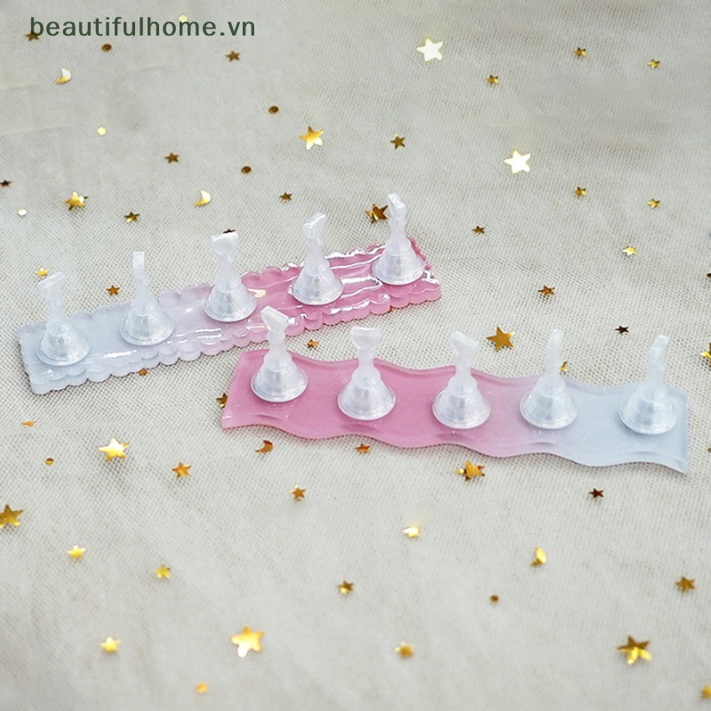 Giá Đỡ Trưng Bày Móng Tay Giả Từ Tính Bằng Acrylic Tiện Dụng
