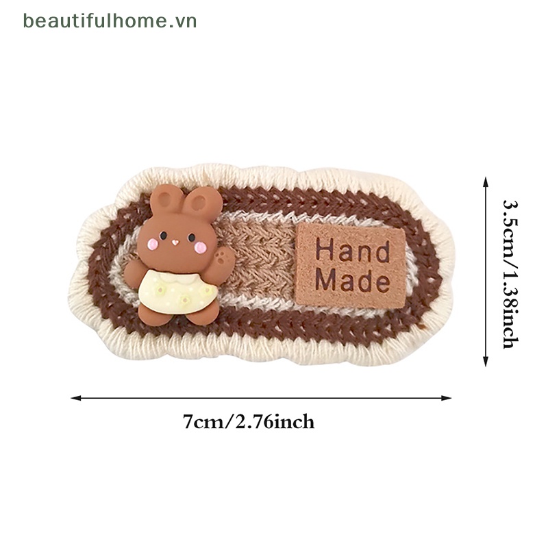 Kẹp Tóc BB Hình Trà Sữa Phủ Lông Màu Cà Phê Dễ Thương Phong Cách Hàn Quốc Cho Bé Gái