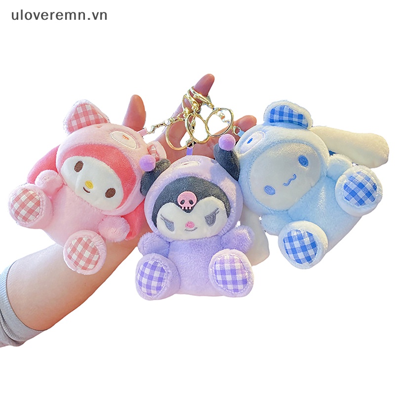 SANRIO Móc Khóa Hình Chú Chó Hoạt Hình Nhồi Bông Đáng Yêu