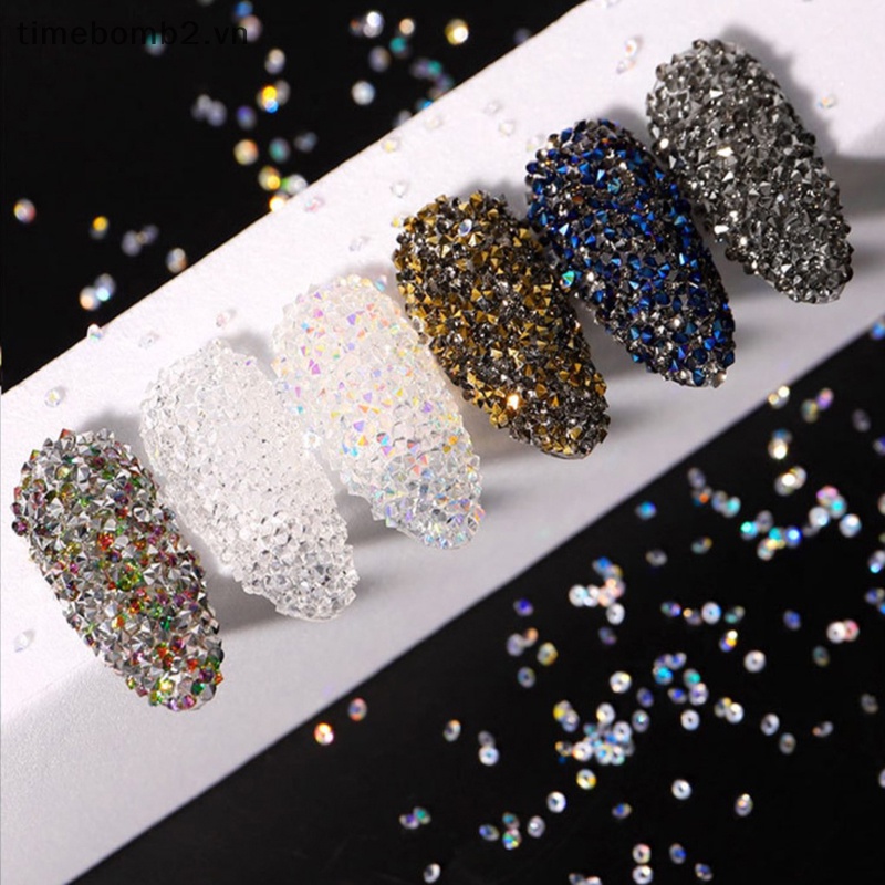 Hạt Đá 3D Mini 0.6-1.2mm Tự Trang Trí Móng Tay