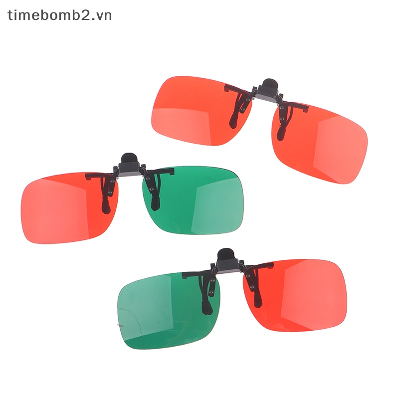 1x Kính Râm Chỉnh Sửa Tư Thế Kẹp Có Thể Gập Lại Màu Xanh Lá / Đỏ Dành Cho Trẻ Em