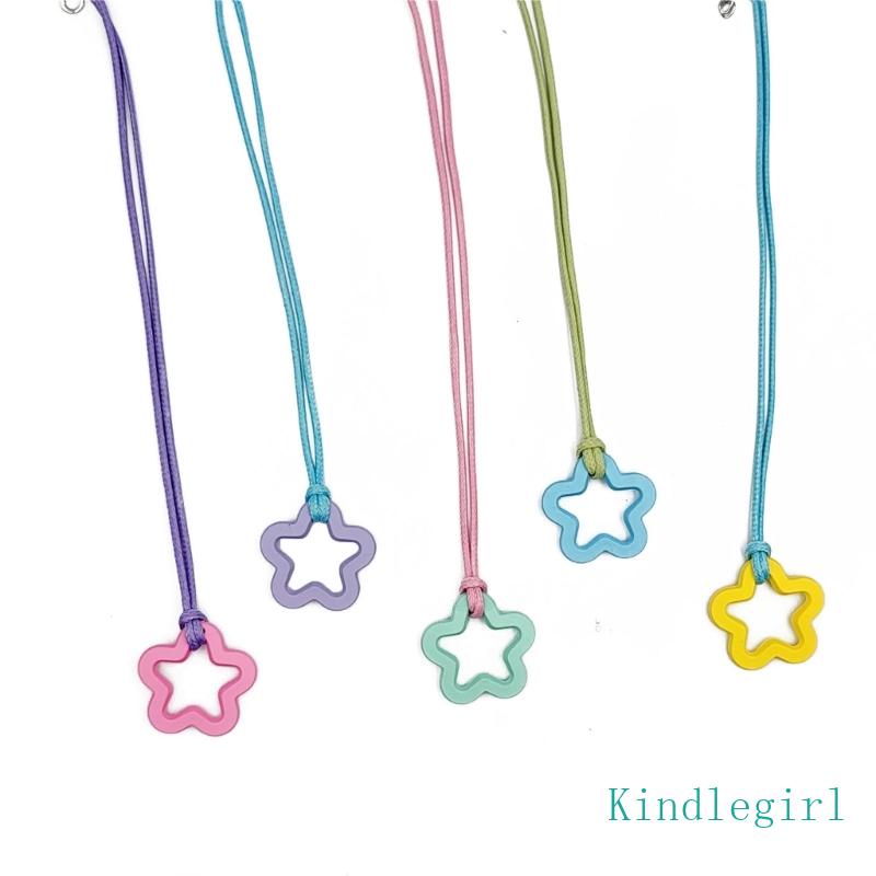 Dây Chuyền Mặt Ngôi Sao Acrylic Quyến Rũ Thời Trang Cho Nữ