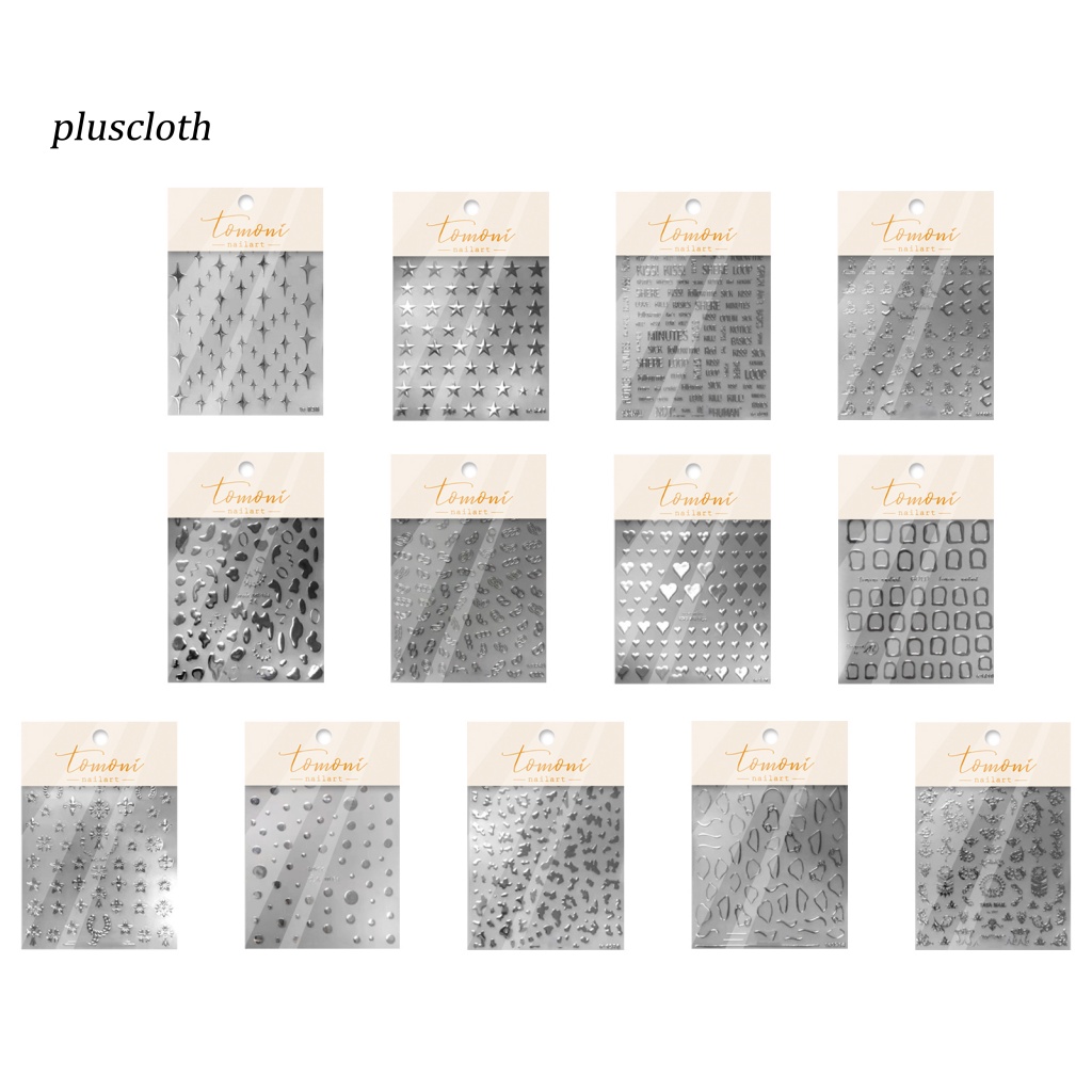 Miếng Dán Trang Trí Móng Tay Tự Dính Không Phai Màu Phong Cách Ins DIY 5D