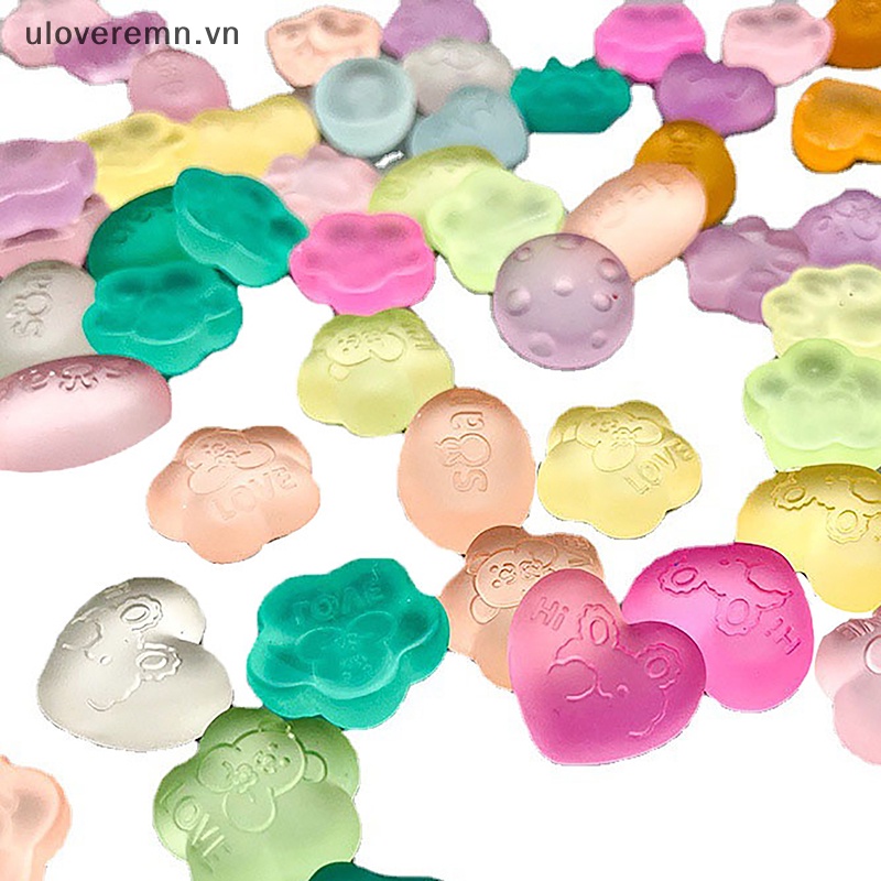 Set 10 Kẹp Tóc Nhựa Hình Hoạt Hình Dễ Thương