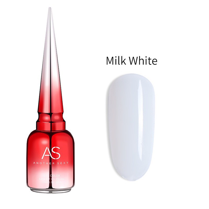 Sơn Gel AS tông trắng, trắng sữa, đen hàng chính hãng, sơn móng tay tone màu chủ đạo