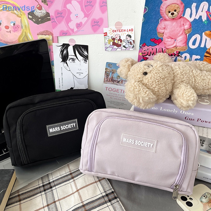 Benvdsg > Túi Đựng Bút Chì Sức Chứa Lớn Màu Sắc Thời Trang Có Khóa Kéo Dành Cho Học Sinh