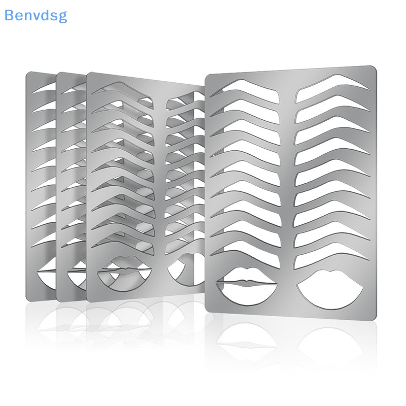 Benvdsg > Thẻ Khuôn Vẽ Lông Mày / Môi Có Thể Tái Sử Dụng Cho Người Mới Bắt Đầu