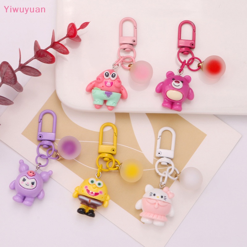 Móc Khóa Búp Bê Hoạt Hình 3D Dễ Thương