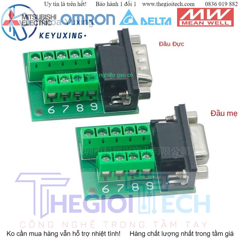 Đầu Cuối Nối Tiếp RS232  Đầu Cuối DB9 - Đầu Đực