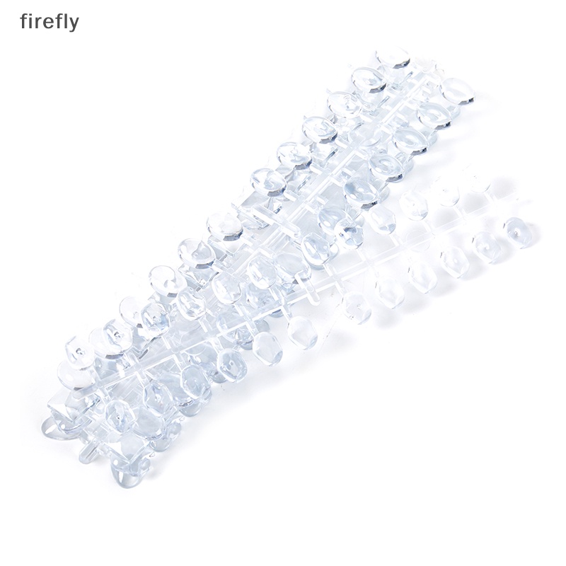 Thẻ Màu Trưng Bày Móng Tay Giả Hình Vuông / Oval / Trái Tim Bằng Acrylic Trong Suốt