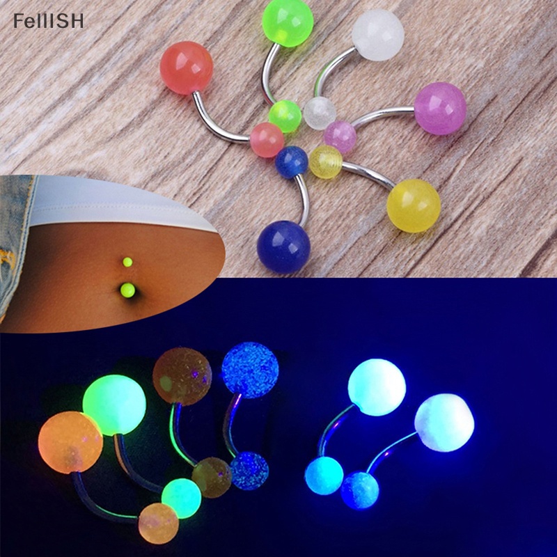 [Felli] Set 10 Khuyên Rốn Dạ Quang Thời Trang Cho Nữ 439br
