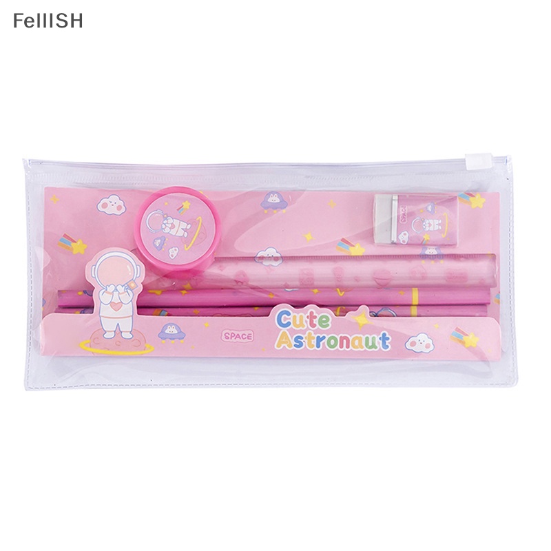 1 Bộ Bút Chì Tẩy 439br Họa Tiết Hoạt Hình Dễ Thương Dùng Làm Quà Tặng Sinh Nhật Cho Bé