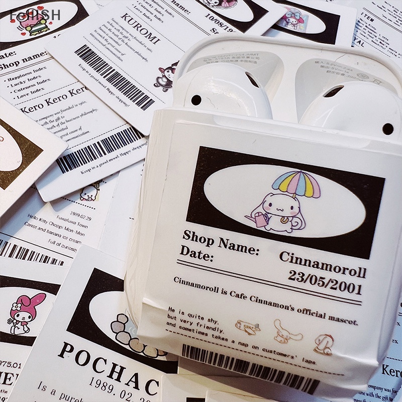 Bộ 65 Miếng Dán Trang Trí Sổ Tay Chống Thấm Nước Họa Tiết Vé Máy Bay Hoạt Hình Dễ Thương DIY 439br