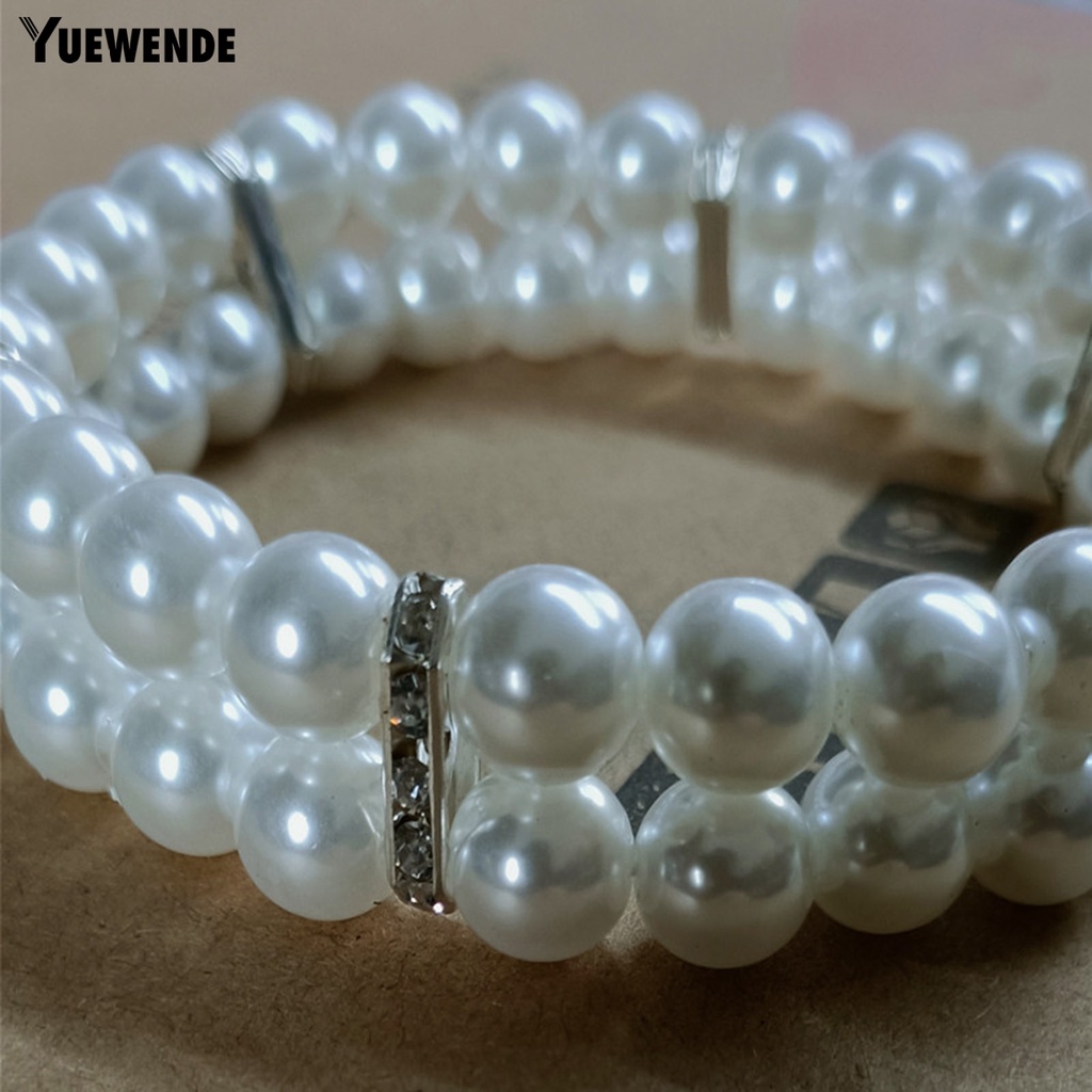 Vòng Cổ YQ.E Co Giãn Tốt 4 Màu Đính Ngọc Trai Giả Cỡ Vừa / Vừa / Mèo Độc Đáo Trang Trí Ngoài Trời