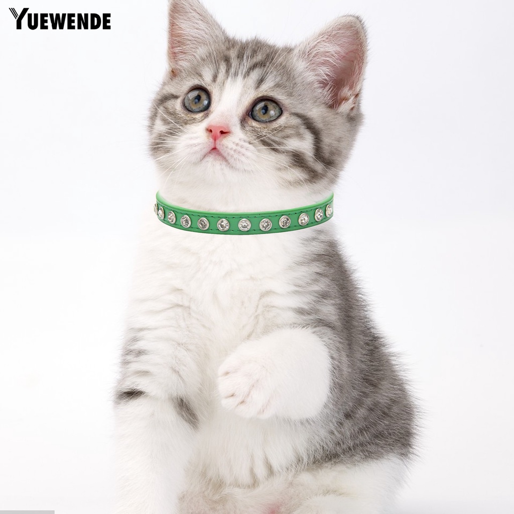 Vòng Cổ Giả Da Co Dãn Xinh Xắn Cho Mèo Cưng