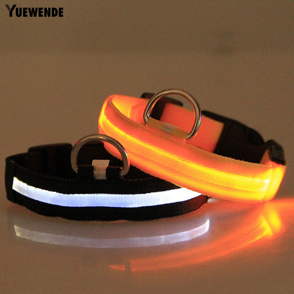 Vòng Cổ YQ.E Chống Rách Có Đèn LED Phát Sáng Cho Thú Cưng