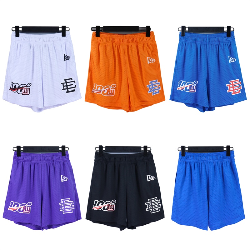 E-e88-quần Short Dài Đến Đầu Gối In Kỹ Thuật Số Phối Lưới Thoáng Khí Thời Trang Giản Dị INS Dành Cho Chạy Bộ Bóng Rổ Chạy Bộ