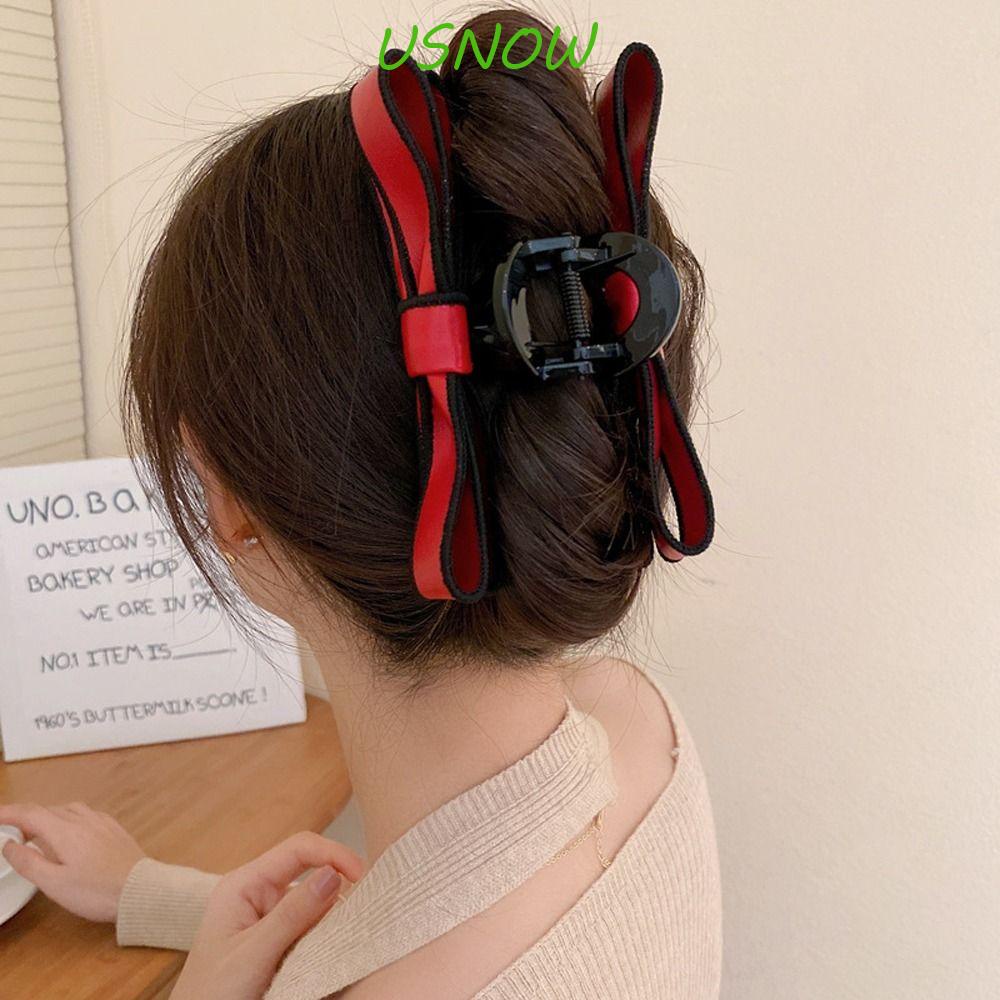 Kẹp Tóc Hình Cá Mập Phối Nơ Thiết Kế Ngọt Ngào Thời Trang Cho Nữ