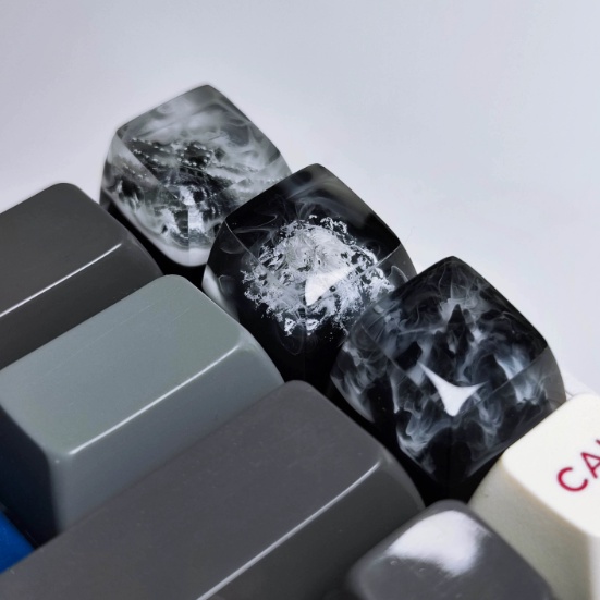 Nút Bàn Phím Cơ Bằng Nhựa Resin Trong Suốt Sáng Tạo Và Cá Tính