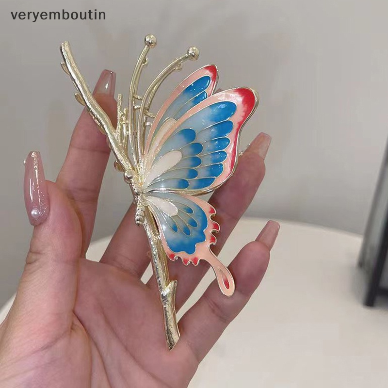 Kẹp Tóc Càng Cua Cỡ Lớn Phong Cách Vintage Thời Trang Cho Nữ