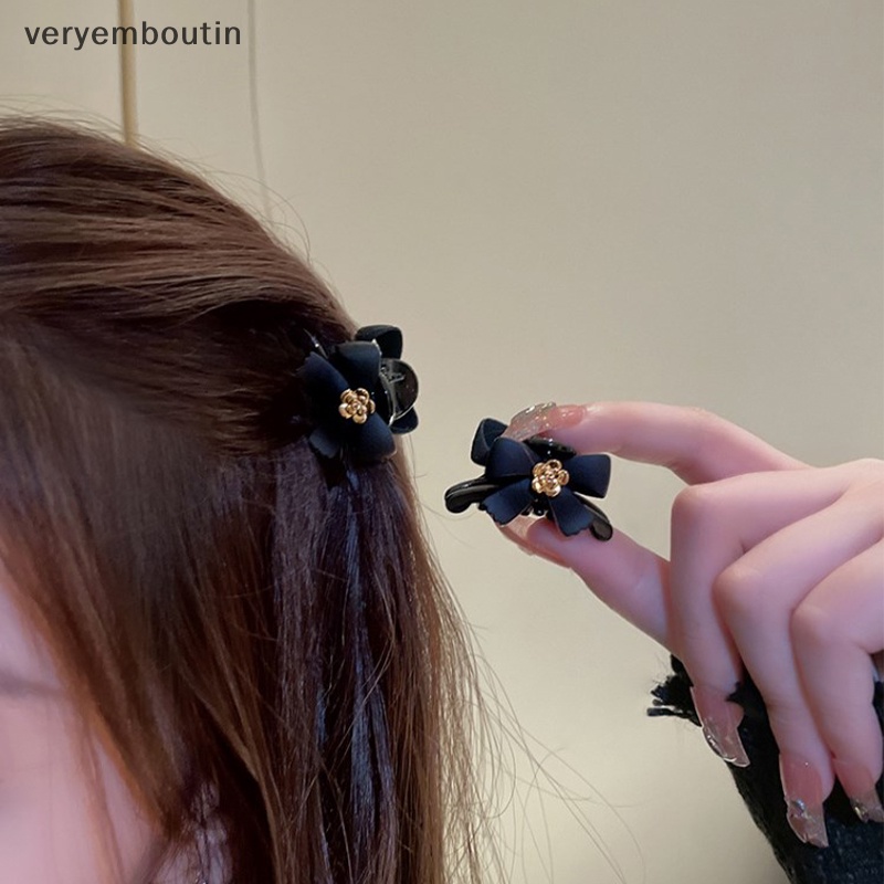Kẹp Tóc Nơ Mini Màu Đen Thời Trang 2023 Cho Nữ