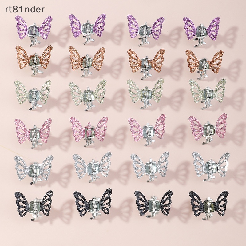 Set 24 Kẹp Tóc Hình Bướm Nhỏ Dễ Thương Cho Nữ
