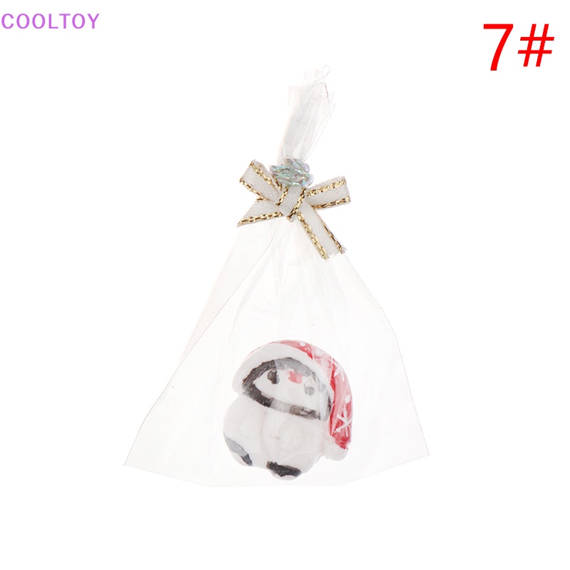 Cooltoy 1 Túi 1: 12 Đồ Chơi Mô Hình Bánh Quy Bánh Ngọt Giáng Sinh Hoa Tuyết Gấu Hươu Chim Cánh Cụt Trang Trí Tiểu C