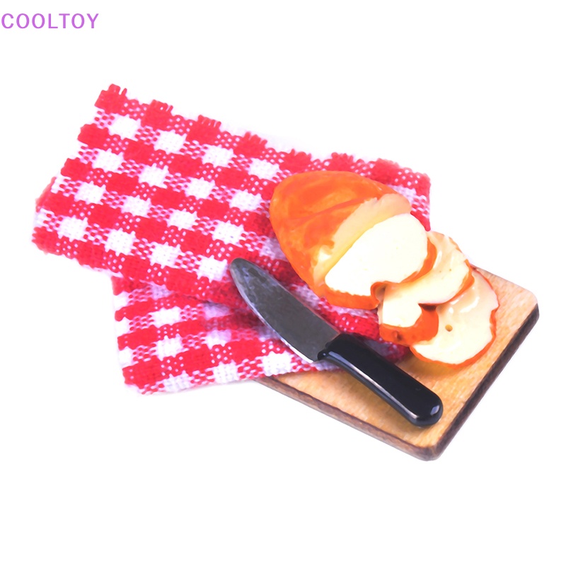 Cooltoy Mô Hình Thớt Bánh Mì Tỉ Lệ 1: 12 Trang Trí Nhà Búp Bê
